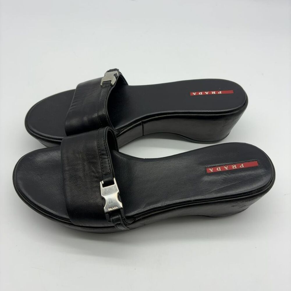 Prada Women's Heeled Sandals - Picture 2 of 7